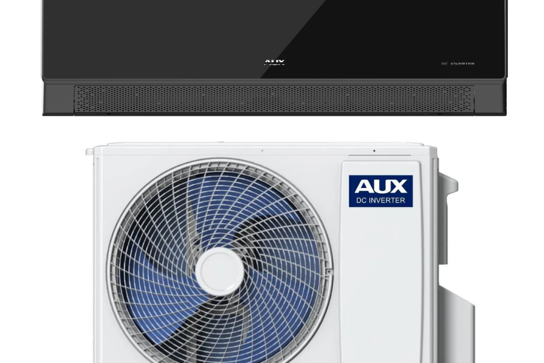 Aparat aer conditionat AUX C-ICY Black 12 000 BTU/h, WiFi Inclus, Auto Curatare, Sleep Mode, Auto Diagnoza, iFeel, Functie Anti Bacteriana, -25 grade incalzire