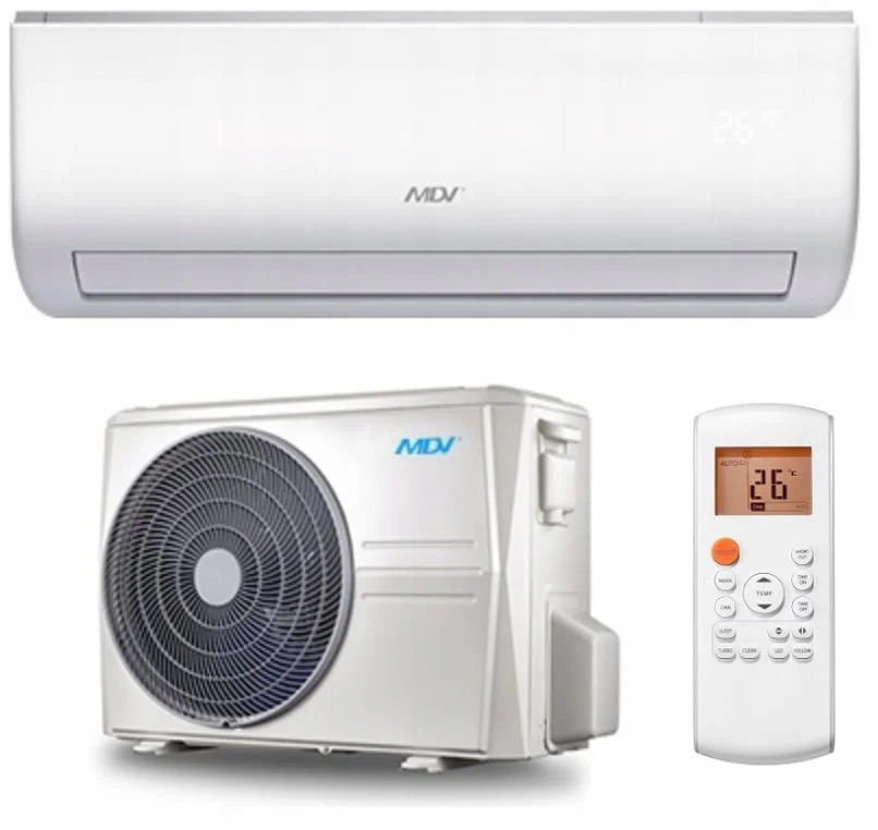 Aparat de aer conditionat MDV AROMA LOW AMBIENT KIT 12000 btu/h WIFI READY R32 Full DC Inverter, Clasa A++, -25 grade incalzire, Detectie Pierdere Freon, Filtru particule detasabil
